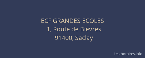 ECF GRANDES ECOLES