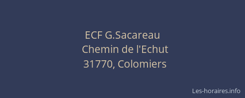 ECF G.Sacareau