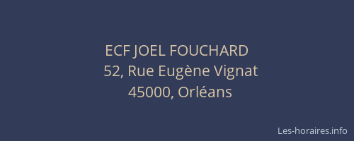 ECF JOEL FOUCHARD