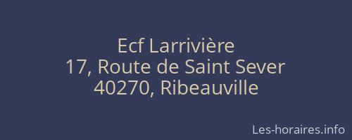 Ecf Larrivière