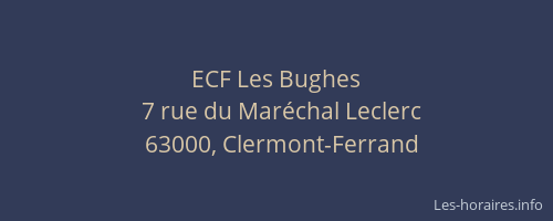 ECF Les Bughes