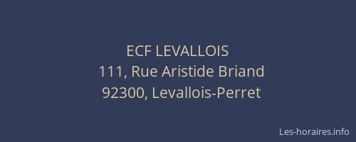 ECF LEVALLOIS