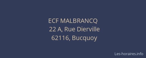 ECF MALBRANCQ
