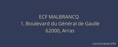 ECF MALBRANCQ