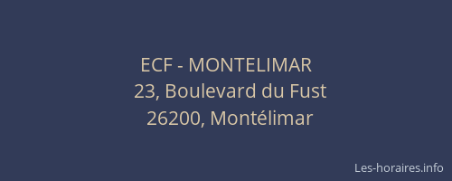 ECF - MONTELIMAR
