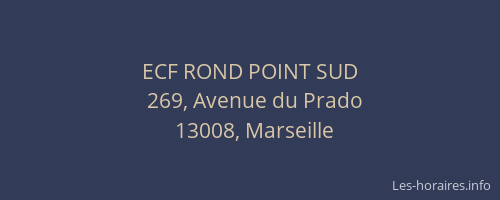 ECF ROND POINT SUD