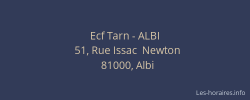Ecf Tarn - ALBI
