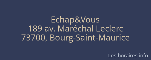 Echap&Vous