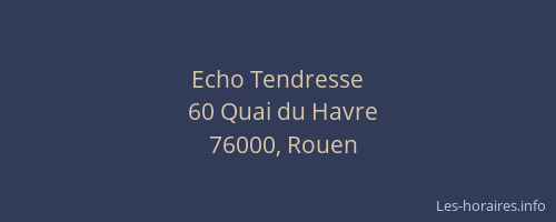 Echo Tendresse