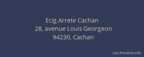 Ecig Arrete Cachan