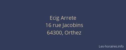 Ecig Arrete