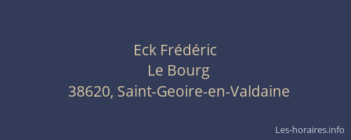 Eck Frédéric