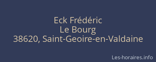 Eck Frédéric