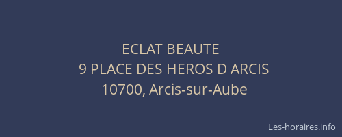 ECLAT BEAUTE