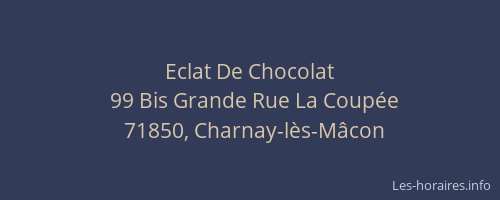 Eclat De Chocolat