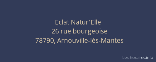 Eclat Natur'Elle