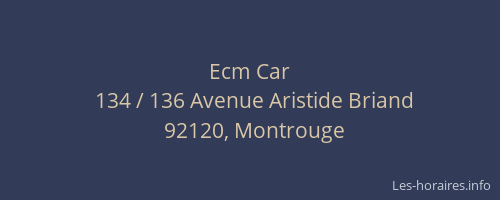 Ecm Car