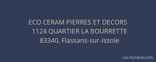 ECO CERAM PIERRES ET DECORS