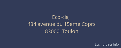 Eco-cig