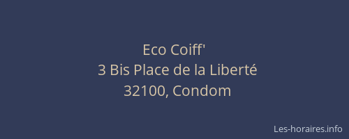 Eco Coiff'