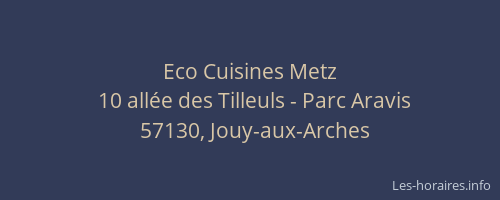 Eco Cuisines Metz