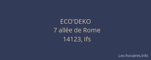 ECO'DEKO