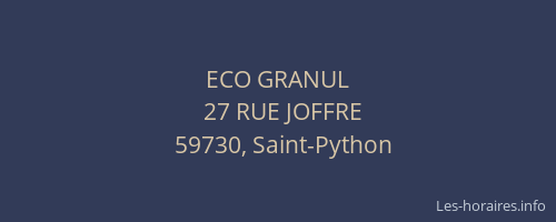 ECO GRANUL