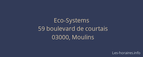 Eco-Systems