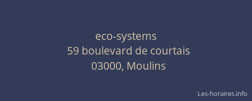 eco-systems
