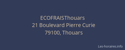 ECOFRAISThouars