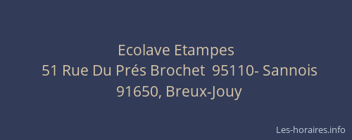 Ecolave Etampes
