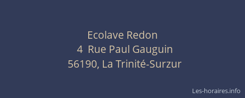 Ecolave Redon