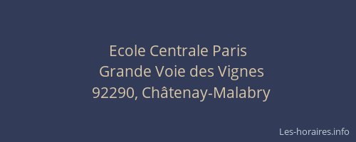 Ecole Centrale Paris
