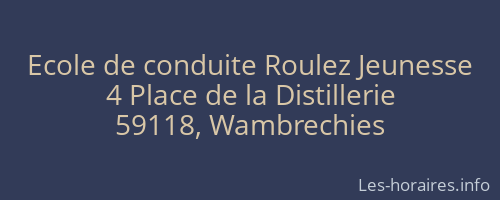 Ecole de conduite Roulez Jeunesse