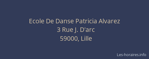 Ecole De Danse Patricia Alvarez