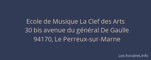 Ecole de Musique La Clef des Arts