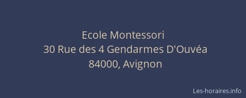 Ecole Montessori