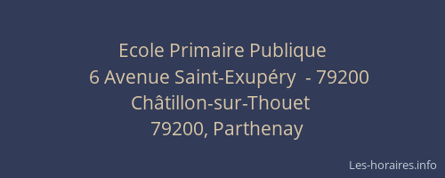 Ecole Primaire Publique