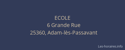 ECOLE