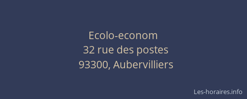 Ecolo-econom