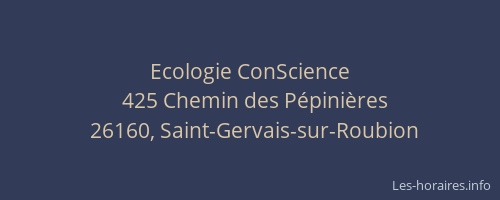 Ecologie ConScience