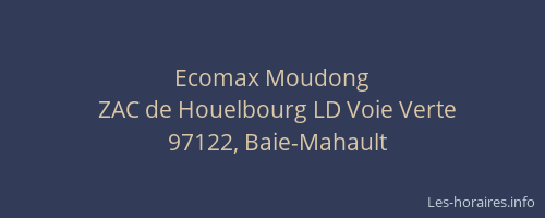 Ecomax Moudong