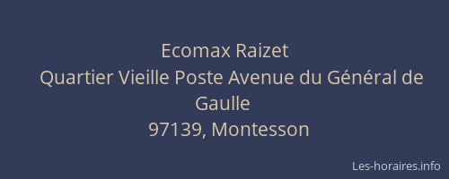 Ecomax Raizet