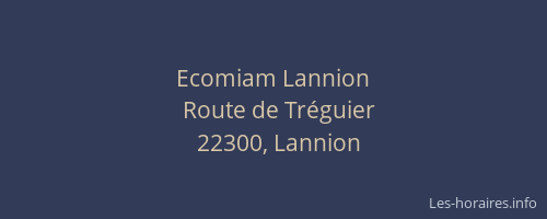 Ecomiam Lannion
