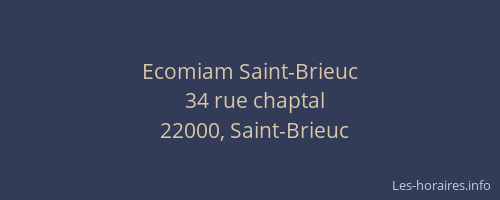 Ecomiam Saint-Brieuc
