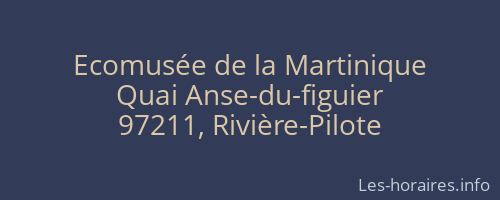 Ecomusée de la Martinique
