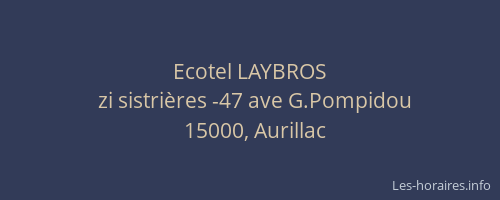 Ecotel LAYBROS