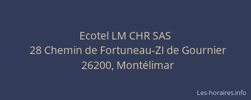 Ecotel LM CHR SAS