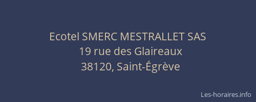 Ecotel SMERC MESTRALLET SAS