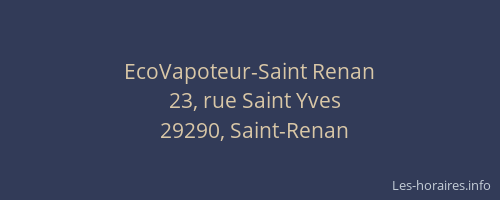 EcoVapoteur-Saint Renan